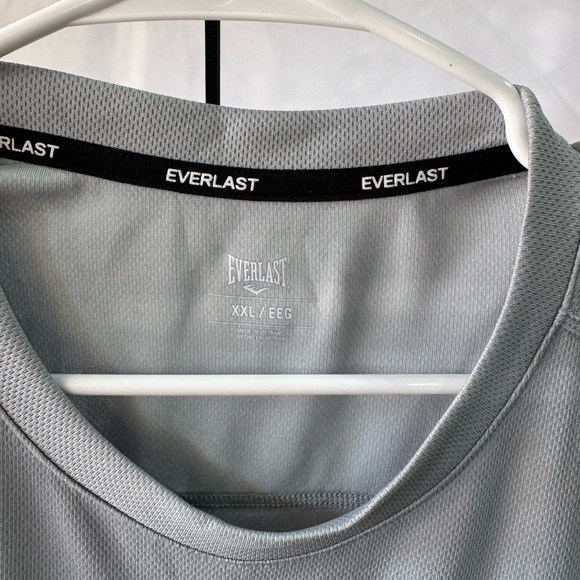 Everlast Light Gray Performance Tee XXL - Picture 1 of 2